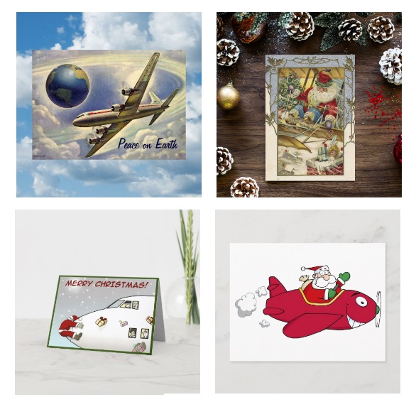 Airline Christmas Cards